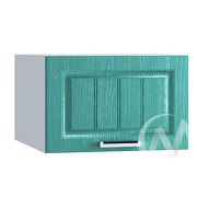 Кухня «Луксор»: Шкаф верхний горизонтальный 510, ШВГ 510 (Клён бирюза/корпус белый)