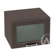 Кухня «Прага»: Шкаф верхний горизонтальный со стеклом 510, ШВГС 510 (венге/корпус венге)