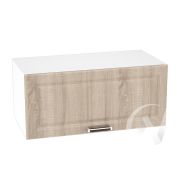 Кухня «Прага»: Шкаф верхний горизонтальный 810, ШВГ 810 (дуб сонома/корпус белый)