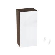 Кухня «Эстетик»: Шкаф верхний 409, ШВ 409 (магнолия/корпус венге)