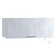 Кухня «Палермо»: Шкаф верхний горизонтальный 810, ШВГ 810 (Дуб остин серый/корпус белый)