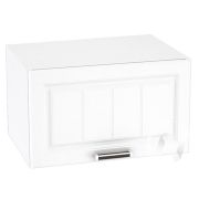 Кухня «Прага»: Шкаф верхний горизонтальный 610, ШВГ 610 (белое дерево/корпус белый)