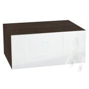 Кухня «Эстетик»: Шкаф верхний горизонтальный 810, ШВГ 810 (магнолия/корпус венге)