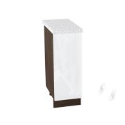 Кухня «Эстетик»: Шкаф нижний 300, ШН 300 (магнолия/корпус венге)