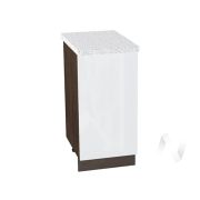 Кухня «Эстетик»: Шкаф нижний 400, ШН 400 (магнолия/корпус венге)