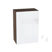 Кухня «Эстетик»: Шкаф верхний 500, ШВ 500 (магнолия/корпус венге)