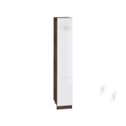 Кухня «Эстетик»: Шкаф пенал 400Н, ШП 400Н (магнолия/корпус венге)