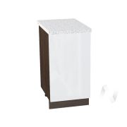 Кухня «Эстетик»: Шкаф нижний 450, ШН 450 (магнолия/корпус венге)