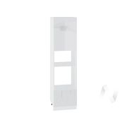 Кухня «Эстетик»: Шкаф пенал 606МН, ШП 606МН (магнолия/корпус белый)