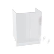 Кухня «Эстетик»: Шкаф нижний под мойку 600, ШНМ 600 новый (магнолия/корпус белый)