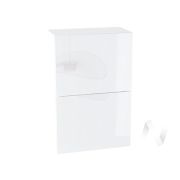 Кухня «Эстетик»: Шкаф верхний горизонтальный 602, ШВГ 602 (магнолия/корпус белый)