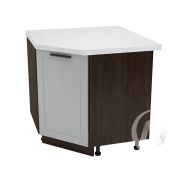 Кухня «Глетчер»: Шкаф нижний угловой 890, ШНУ 890 (Гейнсборо Силк/корпус венге)