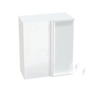 Кухня «Эстетик»: Шкаф верхний угловой 699, ШВУ 699 (магнолия/корпус белый)