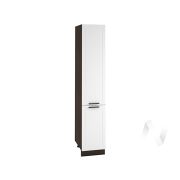 Кухня «Глетчер»: Шкаф пенал 400, ШП 400 (Айленд Силк/корпус венге)