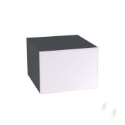 Кухня «Мемфис»: Шкаф верхний горизонтальный 510, ШВГ 510 (японский шелк/корпус венге)