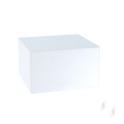 Кухня «Мемфис»: Шкаф верхний горизонтальный 610, ШВГ 610 (белый софт/корпус белый)