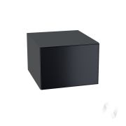 Кухня «Мемфис»: Шкаф верхний горизонтальный 510, ШВГ 510 (черный трюфель/корпус венге)