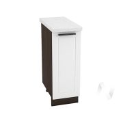 Кухня «Глетчер»: Шкаф нижний 300, ШН 300 (Айленд Силк/корпус венге)