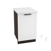 Кухня «Глетчер»: Шкаф нижний 500, ШН 500 (Айленд Силк/корпус венге)