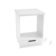 Кухня «Глетчер»: Шкаф нижний под духовку 600, ШНД 600 (Айленд Силк/корпус белый)