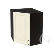 Кухня «Ницца»: Шкаф верхний угловой 590, ШВУ 590 (Крем/корпус венге)