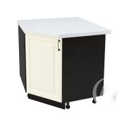 Кухня «Ницца»: Шкаф нижний угловой 890, ШНУ 890 (Крем/корпус венге)