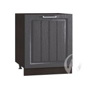Кухня «Луксор»: Шкаф нижний 600М, ШН 600М (Клен серый/корпус венге)