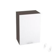 Кухня «Валерия-М»: Шкаф верхний 500, ШВ 500 (белый глянец/корпус венге)