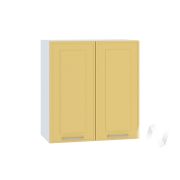 Кухня «Перфетта»: Шкаф верхний 600, ШВ 600 новый (горчица софт/корпус белый)