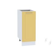 Кухня «Перфетта»: Шкаф нижний 300, ШН 300 (горчица софт/корпус белый)