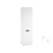 Кухня «Глетчер»: Шкаф пенал 600М, ШП 600М (Айленд Силк/корпус белый)