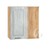 Кухня «Либерти»: Шкаф верхний угловой 699, ШВУ 699 (Холст натуральный/корпус крафт)