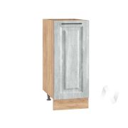 Кухня «Либерти»: Шкаф нижний 300, ШН 300 (Холст натуральный/корпус крафт)