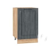 Кухня «Либерти»: Шкаф нижний 450, ШН 450 (Холст Грей/корпус крафт)