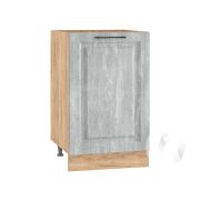 Кухня «Либерти»: Шкаф нижний 450, ШН 450 (Холст натуральный/корпус крафт)