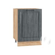Кухня «Либерти»: Шкаф нижний 500, ШН 500 (Холст грей/корпус крафт)