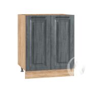 Кухня «Либерти»: Шкаф нижний 600, ШН 600 (Холст грей/корпус крафт)