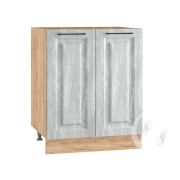 Кухня «Либерти»: Шкаф нижний 600, ШН 600 (Холст натуральный/корпус крафт)