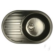 Мойка круглая из искусственного камня АХ20 (черный 308)