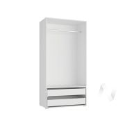 Корпус шкафа 2-х дв. с ящиками СТЛ.322.05 Модерн (Белый)