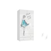 Шкаф 2х-дверный с ящиком «Модерн» (Стиль)