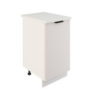 Шкаф нижний ШН 450 Корпус: ЛДСП белый 16мм; фасад: фрезеровка Норд, МДФ софт даймонд 16 мм