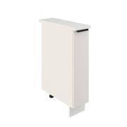 Шкаф шижний ШНБ 200 Корпус: ЛДСП белый 16мм; фасад: фрезеровка Норд, МДФ софт даймонд 16 мм