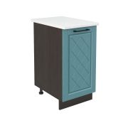 Шкаф нижний ШН 450 Корпус: ЛДСП венге 16мм; фасад: фрезеровка Барселона, МДФ морское дерево 16мм