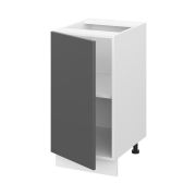 Шкаф нижний ШН 400 Корпус: ЛДСП венге 16мм; фасад: фрезеровка Гренада, МДФ бразильский орех 16мм