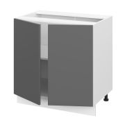 Шкаф нижний ШН 800 Корпус: ЛДСП венге 16мм; фасад: фрезеровка Гренада, МДФ сандал 16мм