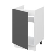 Шкаф нижний под мойку ШНМ 500 Корпус: ЛДСП венге 16мм; фасад: фрезеровка Гренада, МДФ сандал 16мм