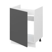 Шкаф нижний под мойку ШНМ 600-1 Корпус: ЛДСП венге 16мм; фасад: фрезеровка Гренада, МДФ сандал 16мм