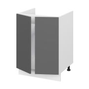 Шкаф нижний под мойку ШНМ 600 Корпус: ЛДСП венге 16мм; фасад: фрезеровка Гренада, МДФ сандал 16мм