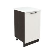 Шкаф нижний ШН 450 Корпус: ЛДСП венге 16мм; фасад: фрезеровка Кельн, МДФ софт бланж 16мм